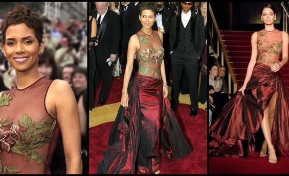 HALLE BERRY RE-WEARS ICONIC 2002 OSCARS DRESS TO HONOR ELIE SAAB IN SAUDI ARABIA