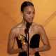 ZOE SALDAÑA GETS EMOTIONAL WINNING BEST SUPPORTING ACTRESS AT 2025 GOLDEN GLOBES