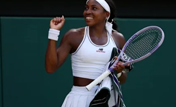 COCO GAUFF REACHES FIRST WIMBLEDON SEMI-FINAL