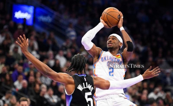 SHAI STARS AS THUNDER DOWN SUNS, PISTONS BOUNCE BACK AGAINST MAGIC