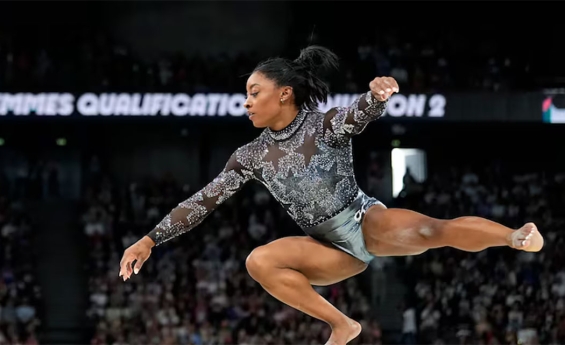 SIMONE BILES FEELS READY TO COMPETE AGAIN AFTER TESTING FLIPS AT THE GYM