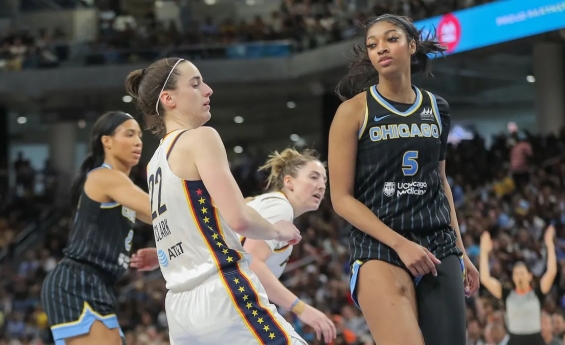 THE CAITLINS CLARK VS. ANGEL REESE RIVARY IS FUELING THE RISE OF THE WNBA. , BUT AT WHAT COST