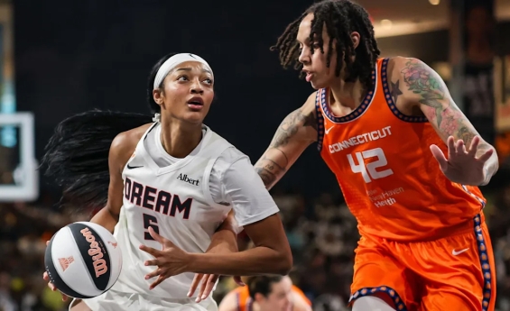 BRITTNEY GRINER DRAWS WNBA PUNISHMENT AFTER INCIDENT WITH ANGEL REESE DURING DREAM REUNION 