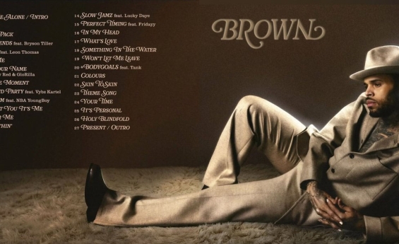 CHRIS BROWN UNVEILS BROWN ALBUM TRACKLIST 