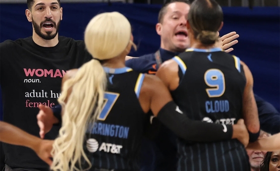 FORMER NBA PLAYER ENES KANTER SUES CHICAGO SKY AFTER WNBA EJECTION
