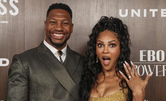 JONATHAN MAJORS AND MEAGAN GOOD ANNOUNCE ENGAGEMENT AT THE EVENT WHERE THEIR LOVE STORY BEGAN