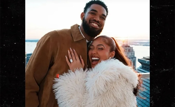 JORDYN WOODS AND KARL-ANTHONY TOWNS REVEAL THE ONE THING THAT HAS CHANGED SINCE GETTING MARRIED