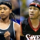 ALLEN IVERSON REACTS AS NAOMI OSAKA PAYS TRIBUTE TO HIM AT THE US OPEN