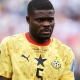 ENGLAND DEFENDER DJED SPENCE AVOIDS SHAKING HANDS WITH THOMAS PARTEY