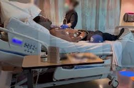 R&B SINGER RAY J HAS REPORTEDLY BEEN HOSPITALIZED IN LAS VEGAS FOLLOWING A MIXED MARTIAL ARTS BOUT THAT ENDED IN A SECOND-ROUND KNOCKOUT.