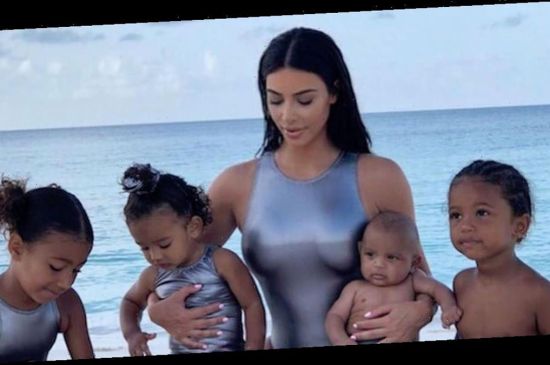 KIM KARDASHIAN OPENS UP ABOUT RAISING HER KIDS 'BASICALLY BY MYS