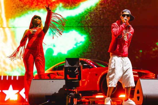 SEXYY RED PERFORMS AT THE COACHELLA VALLEY MUSIC AND ARTS FESTIVAL IN INDIO, CALIFORNIA