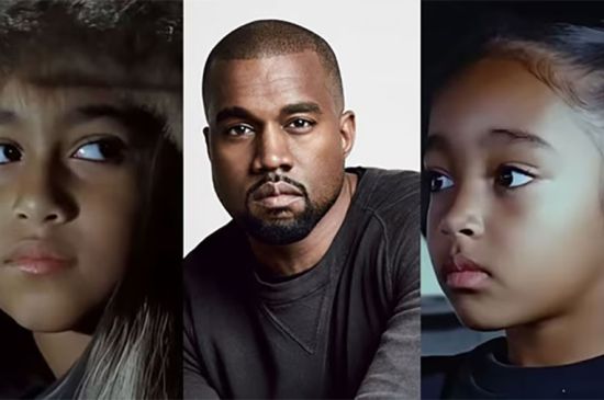 NORTH AND CHICAGO WEST TAKE CENTER STAGE IN KANYE WEST'S NEW MUSIC VIDEO